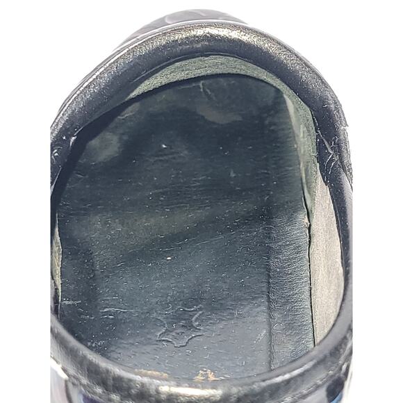 Dansko Pro XP Womens 40 9.5/10 Black Night Rose Comfort Nurse Clogs 3912960202 - Picture 9 of 11